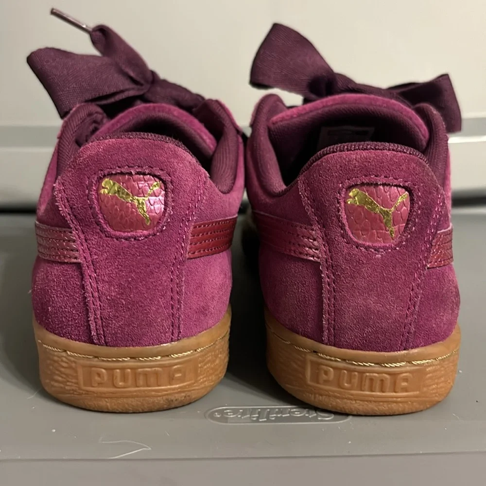 Puma Suede Heart Dark Purple